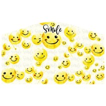 Vinilos emoji smile emoticón para cabeceros camas